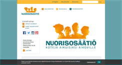 Desktop Screenshot of nuorisosaatio.fi